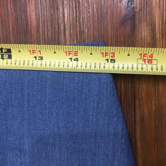 BCBG Asymmetrical Mini Skirt Chambray NWT - Picture 8 of 9